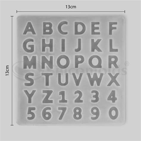 SILICOMOLDS- Alphabet Mold Small URP141RM