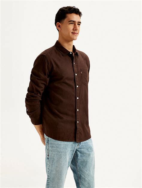 Men's Solid Slim Fit Oxford Shirt – Levis India Store