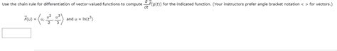 Applying Chain Rule to Vector Valued Functions 的图像结果