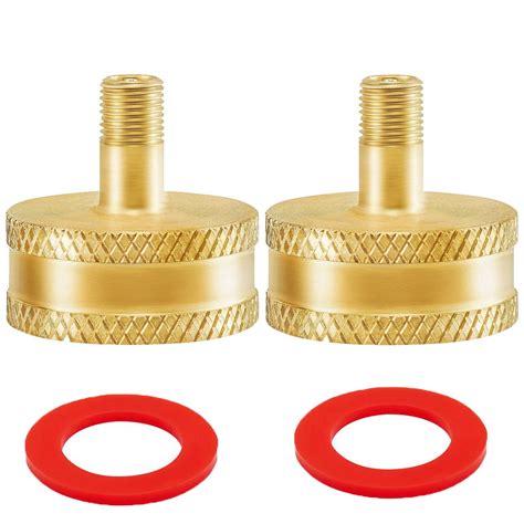 Snapklik.com : 2 Pack Lead-Free Brass Blow Out Plug,Schrader Valve To 3 ...