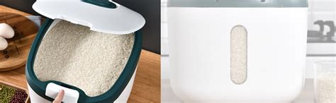 Vizaro 10 Kg Kitchen Food Storage Container With Measuring Cup ...