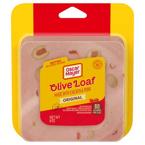 Oscar Mayer Olive & Meat Loaf Deli Sandwich Lunch Meat (8 oz) Delivery ...