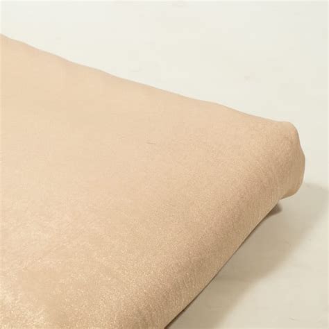 Fawn Color Turkish Georgette Foil Fabric