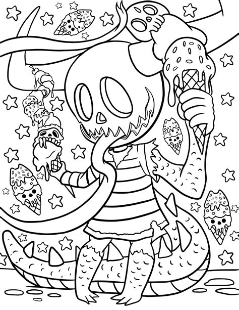 Creepy Coloring Pages