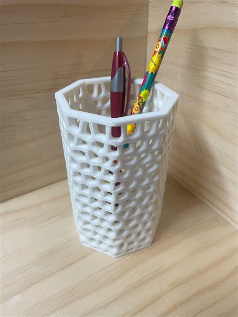 3D Printed Pencil Holder - Etsy