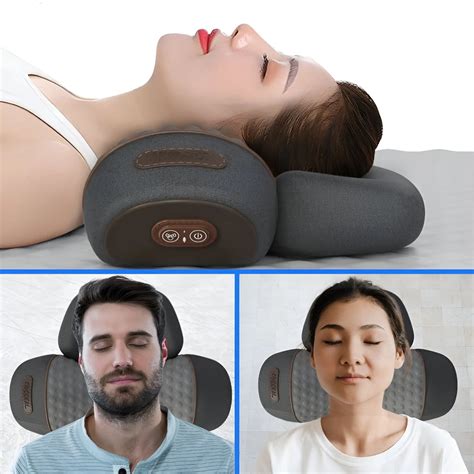 Cervical Neck Massager Pillow with Heat | REPOSEPOINT
