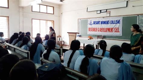 “Research methodology for the students” -R&D Cell - Besant Women's College