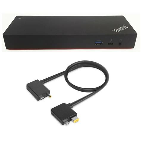 Thunderbolt 3 Cable Lenovo ThinkPad Thunderbolt 3 Workstation Dock Gen ...
