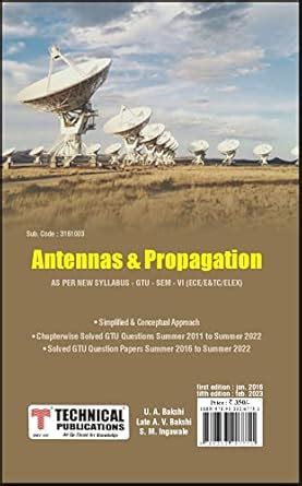 Antennas & Propagation for GTU University (VI- ELEX/ ECE/E&TC -3161003 ...