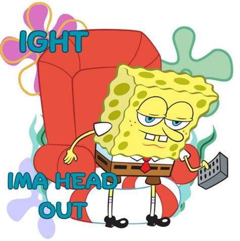 Spongebob-"imma Head Out" Emote - Etsy