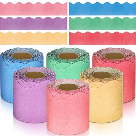 Buy TaoBary 6 Rolls 196.8 ft Christmas Winter Classroom Bulletin Board ...
