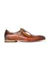 Buy Brown Shaded Cut-out Sandals For Men by Nauvab Online at Aza Fashions.