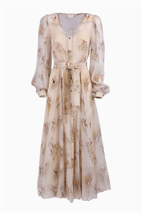 Ankle Button Dress – English Countryside – Otra Vez