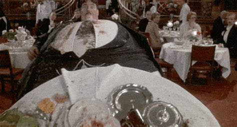 Image result for Monty Python Fat Man Explodes