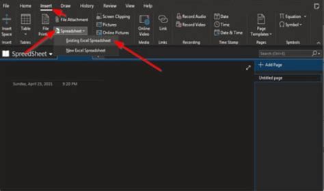 Image result for OneNote Excel File Display Preview