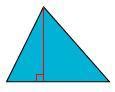 What is the area of the triangle if the base is 5 centimeters and the ...