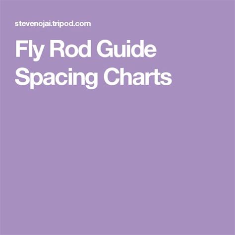 Image result for Fly Rod Guide Layout