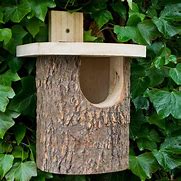 Image result for Natural Log Nesting Box