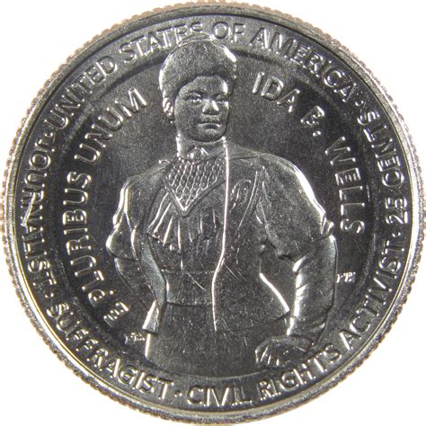 2025 D Ida B. Wells American Women Quarter Uncirculated Clad 25c Coin