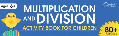 Multiplication and Division Activity Book for Children 80+ Engaging ...