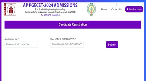 AP PGECET Counselling 2024 Phase 2 Registration Begin, Apply at cets ...