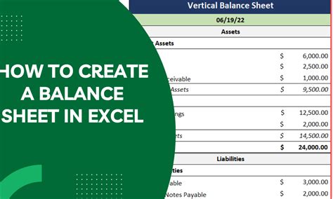 Image result for Balance Sheet Excel Tutorial