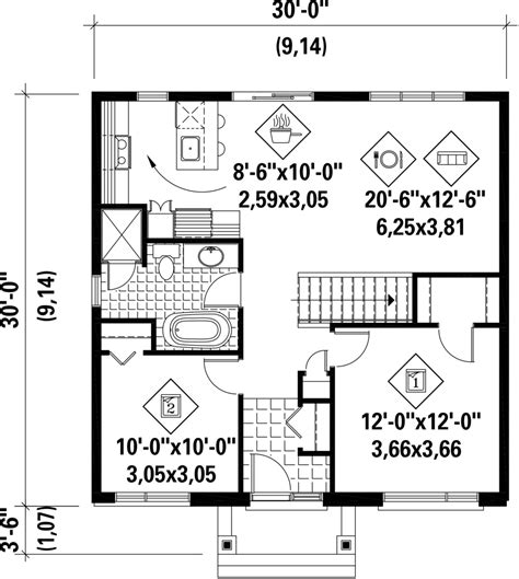 900 Square Feet House Plans 900 Sq Ft Floor Plan Inspirational 900 ...