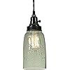 Buy Half Gallon Open Bottom Mason Jar Pendant Lamp-Rustic Brown (Black ...