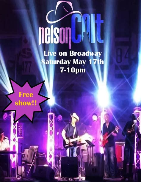 The Nelson Colt Band Live on Broadway, 1896 Prince of Wales Dr., Ottawa ...