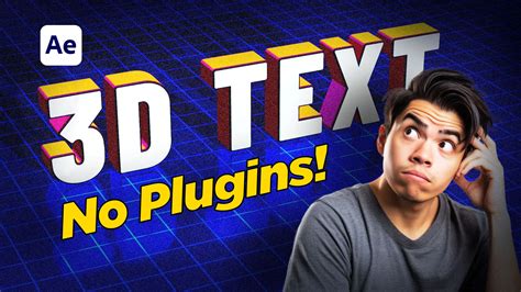 Image result for After Effects 3D Text Tutorial