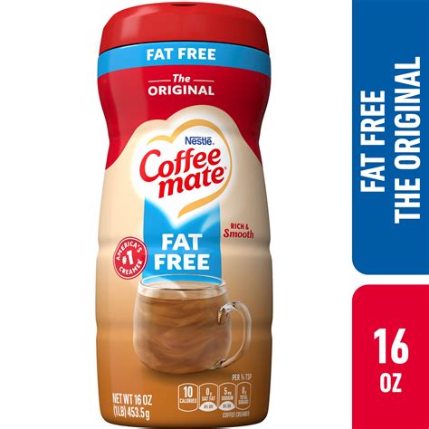 Coffee mate Original Fat Free Powder Coffee Creamer, 16 oz - Walmart.com
