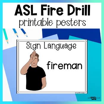 Image result for ASL Fire Signs Worksheets
