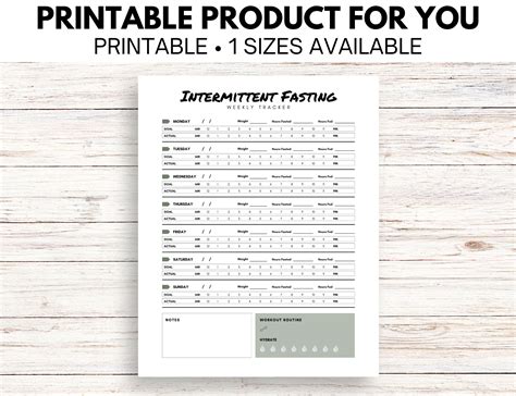 Image result for Intermittent Fasting Printable Guide