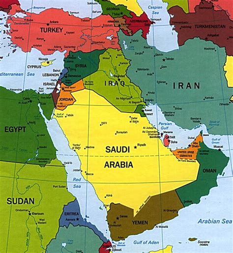 世界地图中东地区 的图像结果