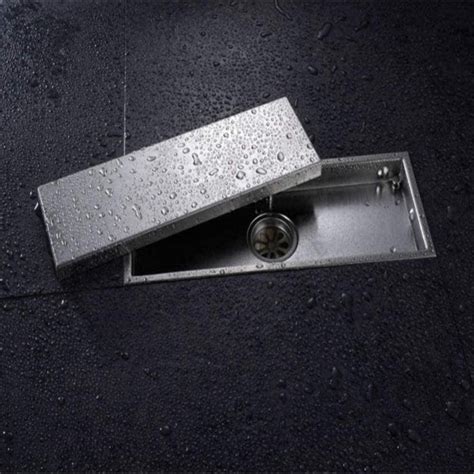 Buy BNFD Floor Drain 30 cm Rectangular Floor Drain Stainless Steel ...