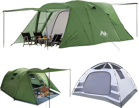Buy AYAMAYA Camping Tents for 6-8 Person with 2 Porch, Double Layer ...