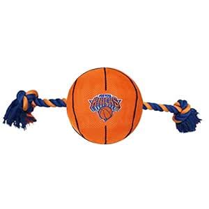 Buy NBA New York Knicks Basketball Toy. - Tough Nylon Pet Toy with Tug ...