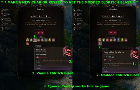 Warlock Eldritch Blast Tweaks at Baldur's Gate 3 Nexus - Mods and community