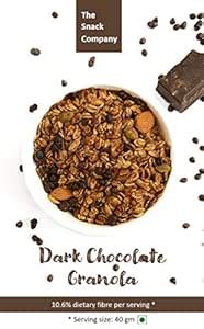 The Snack Company Dark Chocolate Granola, 250 gm : Amazon.in: Grocery ...