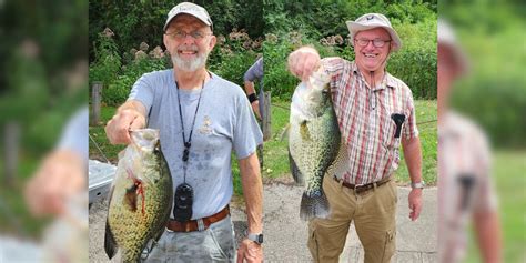 2 anglers catch state-record black crappies within hours of each other