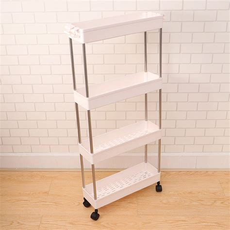 2156 Plastic 4 layer folding trolly Storage Organizer — DeoDap