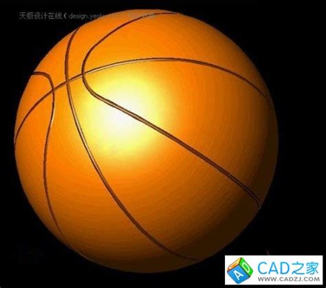 AutoCAD一个三维造型实例篮球过程 -CAD之家