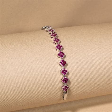 The Fuchsia Clover Promenad Bracelet – Blingvine