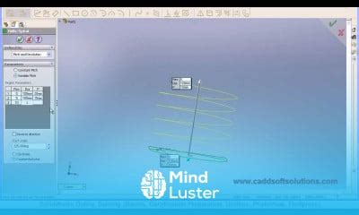 Image result for Rectangularspiral in SolidWorks