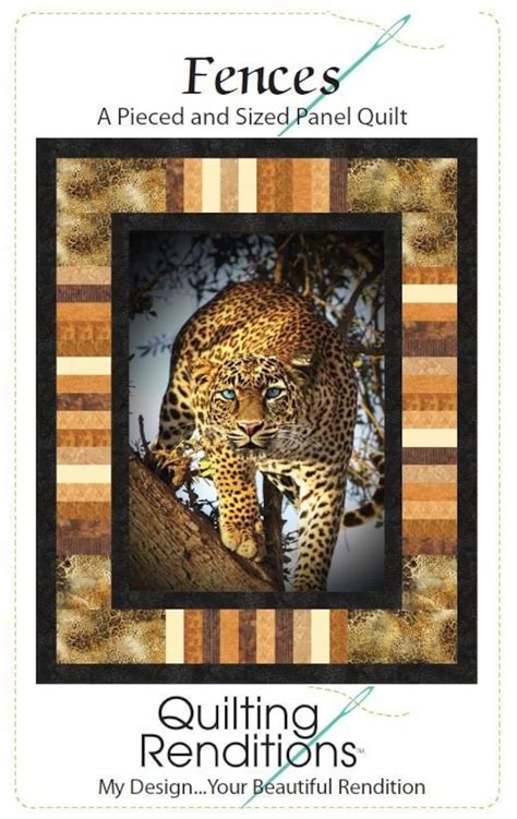 Fences PDF Download Panel Quilt Pattern by Quilting Renditions - Etsy