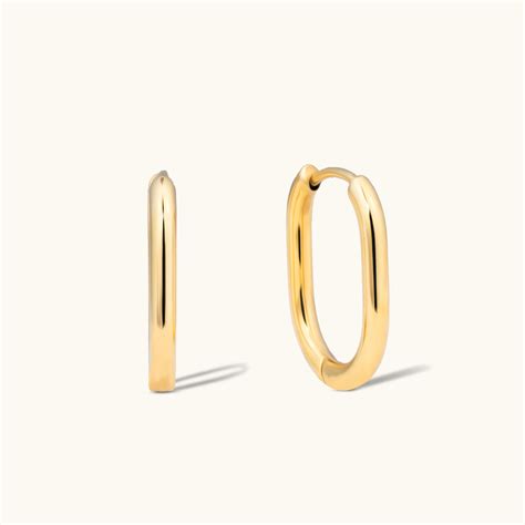 Eterna Classic Hoop Earrings - 18K Gold Plated Online at best price ...