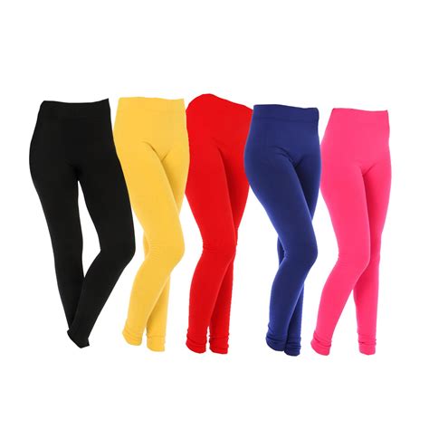 Buy Aashish Garments Women's Relaxed Fit Leggings (Black-Redelowagenta ...