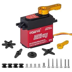 Buy 25KG Digital Servo 180° Control Angle High Torque Metal Gear ...