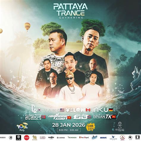 Pattaya Trance Gathering Party 2026, Byblos Beach Club & Hotel, Pattaya ...