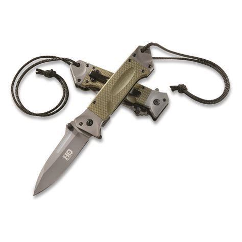 HQ ISSUE Heavy Duty Tactical Spring Assisted Folding Knife | Sportsman ...